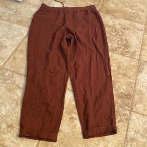 Old Navy Linen Blend cropped pants